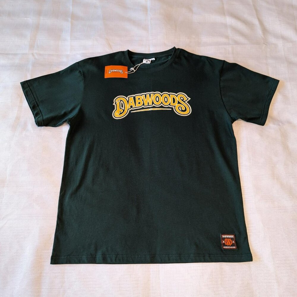 Dabwoods‎ Men's Dark Green Classic Cotton T Shirt New With Tags